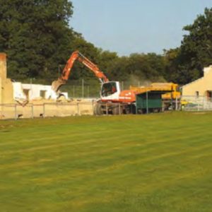 Začátek rekonstrukce 2017